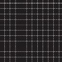 Settlement Pencil Case - 1L - Grid - Black