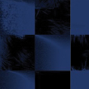 Settlement Pencil Case Little Herschel - 1L - Stencil Checker Sodalite Blue