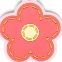 Herschel Daisy Bag Charm - Pink Daisy